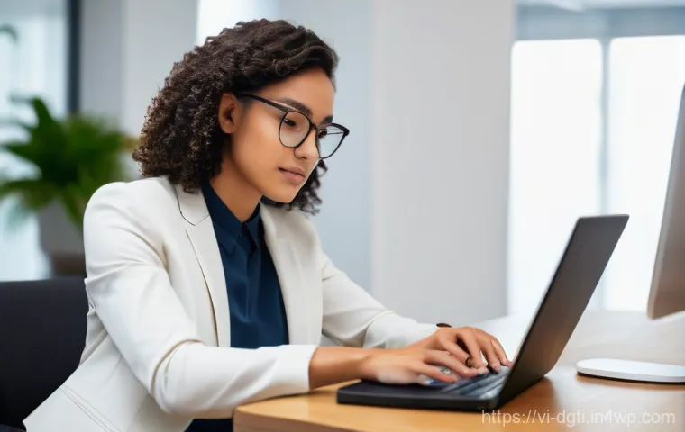 효율적인 디지털 커뮤니케이션 방법 - Image Prompt 1: The Agile Digital Communicator**