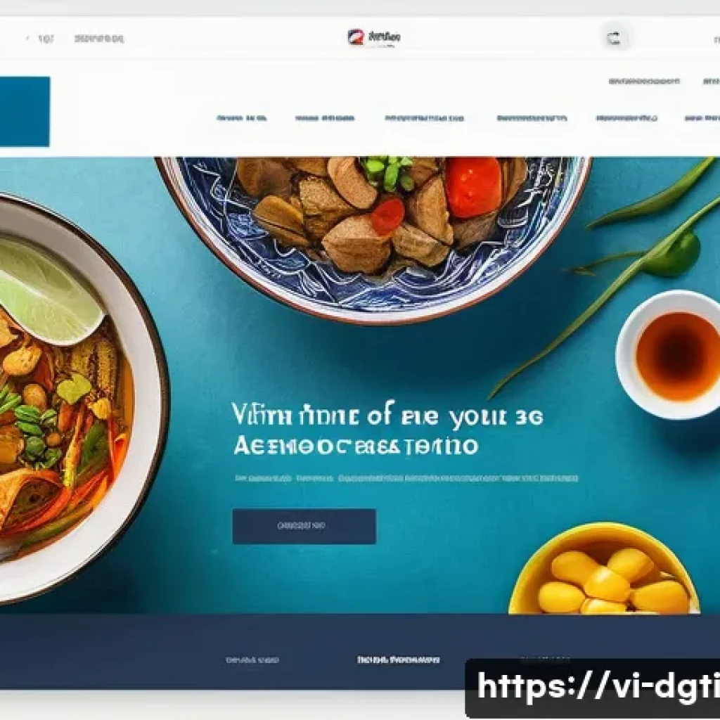 효율적인 웹사이트 정리 방법 - A modern Vietnamese e-commerce website homepage design showing a clean, user-friendly layout with a ...