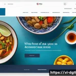 Home 17 효율적인 웹사이트 정리 방법 - A modern Vietnamese e-commerce website homepage design showing a clean, user-friendly layout with a ...
